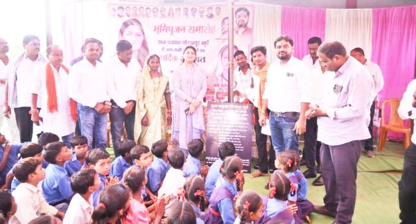 पंडरिया विधायक ने किया साढ़े 49 लाख के विकास कार्यों का भूमिपूजन