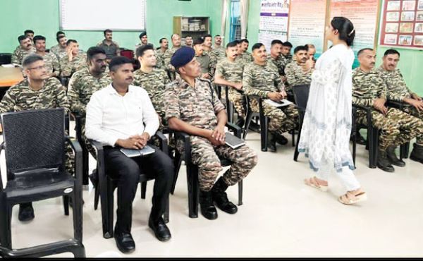 सीआरपीएफ 188वीं बटालियन में तनाव प्रबंधन कार्यशाला