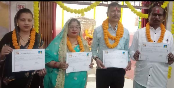 नगर साहू समाज के भूतपूर्व सैनिक  उमेश साहू बने अध्यक्ष