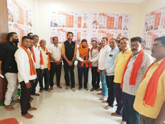 पिछड़ा वर्ग मोर्चा प्रदेश अध्यक्ष साहू का स्वागत