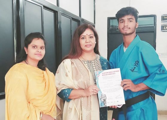 अंतरराष्ट्रीय कुडो स्पर्धा के लिए पेमेश्वर का चयन