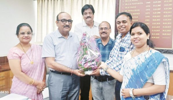 मुख्य सचिव विकासशील से मिला शिक्षक फेडरेशन का प्रतिनिधि मंडल