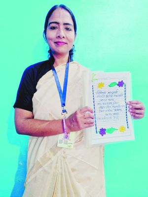 छत्तीसगढ़ी बोली पर आधारित स्कूल प्रोजेक्ट से विद्यार्थी हो रहे लाभान्वित-प्रियंका