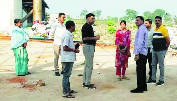 महापौर-कलेक्टर ने किया निरीक्षण