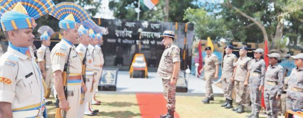 188वीं बटालियन सीआरपीएफ ने मनाया पुलिस स्मृति दिवस