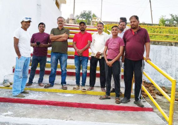 प्रतापपुर पक्की तालाब छठ घाट पर तैयारियां जोरों पर, प्राचीन सूर्य मंदिर और हनुमान मंदिर बनेंगे आस्था का केंद्र