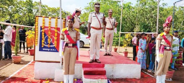 महिला नगर सैनिकों के बुनियादी प्रशिक्षण केंद्र का दीक्षांत परेड समारोह