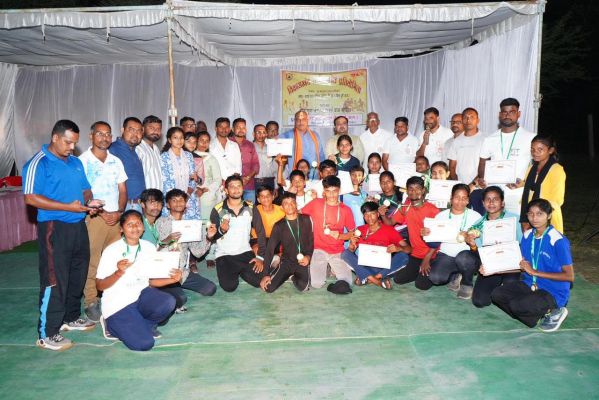 कोडिय़ा में विकासखंड स्तरीय खेल प्रतियोगिता