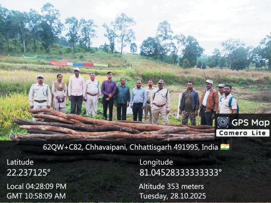 ढाबों में अवैध लकड़ी जब्त, तीन प्रकरण दर्ज