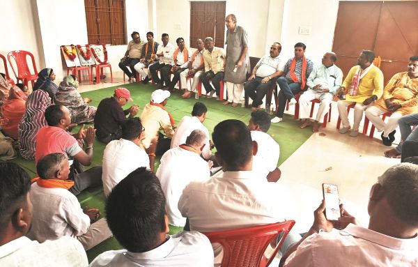 तुमड़ीबोड़ भाजपा मंडल में दिवाली मिलन समारोह