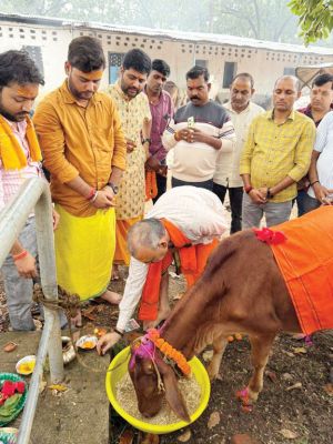 गोपाष्टमी पर देवगई आदर्श गौशाला में यज्ञ, हवन व गौ संगोष्ठी