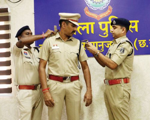 साइबर सेल प्रभारी हिम्मत सिंह निरीक्षक पद पर पदोन्नत