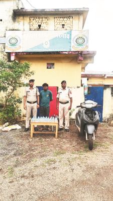 अवैध शराब संग आरोपी गिरफ्तार