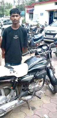 मंगलसूत्र लूट कर फरार, लूटेरा गिरफ्तार