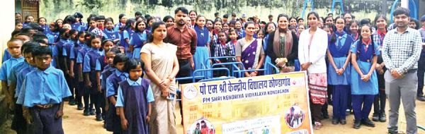 पीएम श्री केन्द्रीय विद्यालय में उत्साह से मना भारत स्काउट्स एंड गाइड्स स्थापना दिवस