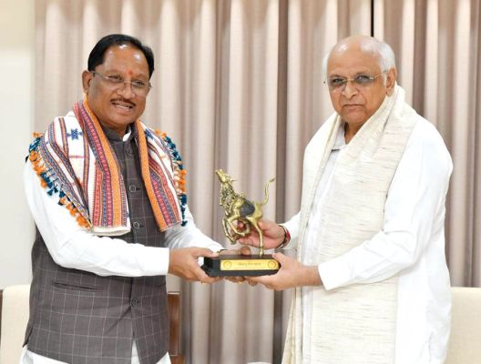 पटेल ने साय को दिलाया परस्पर सहयोग का भरोसा