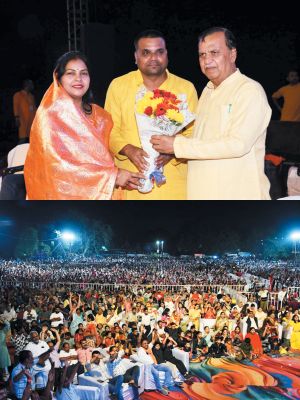 दुर्गोत्सव समिति द्वारा माता का जगराता, सैकड़ों भक्त झूमे