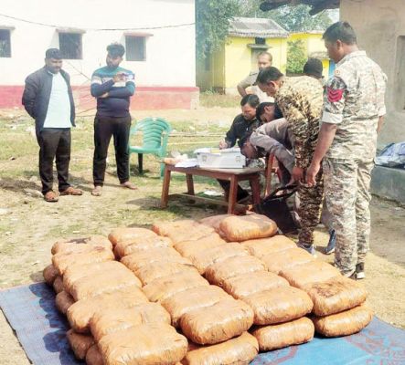 117 किलो गांजा जब्त, बिहार का आरोपी गिरफ्तार