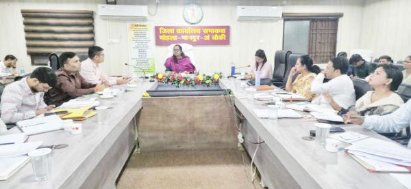 धीमी प्रगति पर कलेक्टर ने जताई नाराजगी