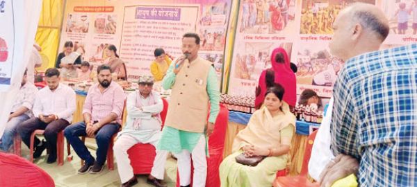 आयुष शिविर में 5 सौ का उपचार