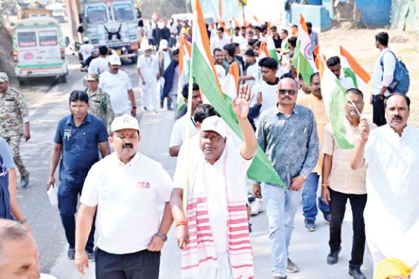 सरदार वल्लभभाई पटेल की 150वीं जयंती पर यूनिटी मार्च, दिया एकता का संदेश