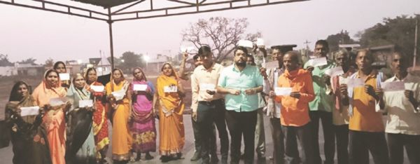 रायपुर पुल-धमतरी विद्युत लाईन निर्माण, प्रभावितों को मुआवजा