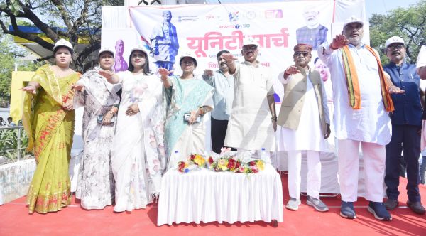 सरदार वल्लभभाई पटेल की जयंती   पर निकाली एकता पदयात्रा