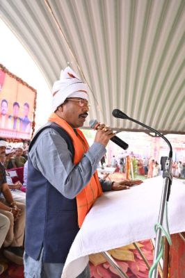 जनजातीय गौरव दिवस पर एकलव्य विद्यालय का शिलान्यास