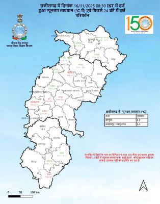 12 जिलों के लिए शीतलहर का यलो अलर्ट अगले तीन दिन रात का तापमान बढ़ेगा