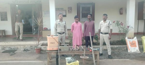 कृषि उपकरण चोरी, आरोपी व खरीदने वाला गिरफ्तार