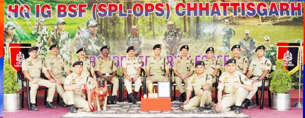 बीएसएफ के श्वान बाबू राष्ट्रीय  के9 ब्रेवरी अवॉर्ड से सम्मानित