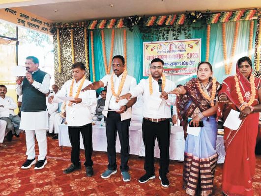  साहू समाज पिपरौद का शपथ ग्रहण समारोह