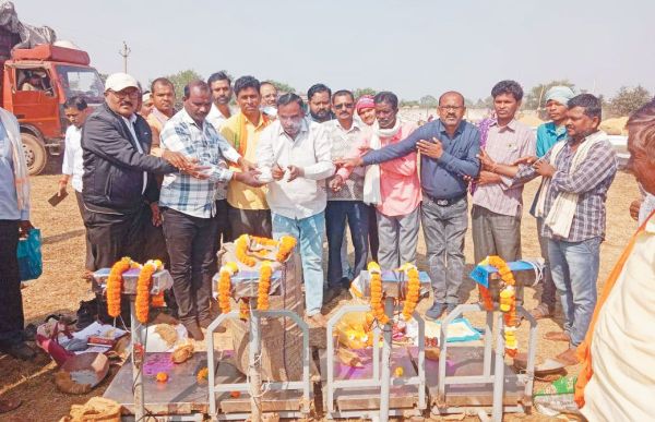 जामगांव सोसायटी में धान खरीदी