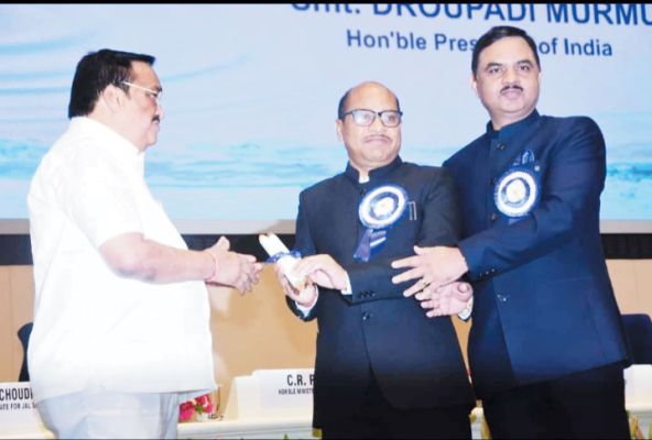 जल संचय व जनभागीदारी के लिए गरियाबंद को मिला राष्ट्रीय पुरस्कार