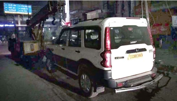  उद्योग मंत्री की पायलेटिंग स्कॉर्पियो दूसरी बार दुर्घटनाग्रस्त, ड्राइवर के नशे में था