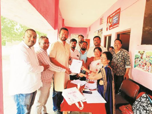 जिपं उपाध्यक्ष विक्रांत ने जमा किया गणना पत्रक