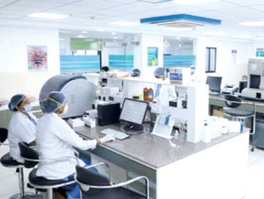 जिला अस्पताल पंडरी, और बलौदाबाजार के पैथ लैब देश में शीर्ष पर