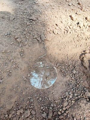  10 किलो का बम बरामद, किया नष्ट