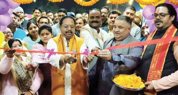 पर्यटन मंत्री ने अंबेडकर सर्व समाज मांगलिक भवन का किया लोकार्पण