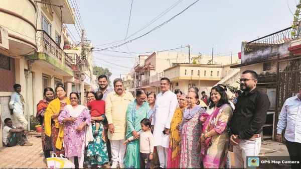 वैशाली नगर में 66 लाख 39 हजार के विकास कार्यों का भूमिपूजन