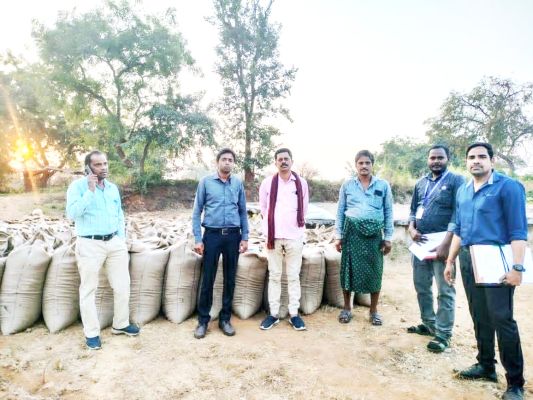 545 कट्टा धान जब्त