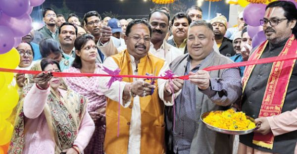 सर्व समाज मांगलिक भवन का संस्कृति मंत्री ने किया लोकार्पण