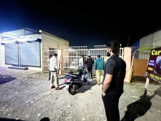 पुलिस ने शहर में चलाया काम्बिंग गश्त