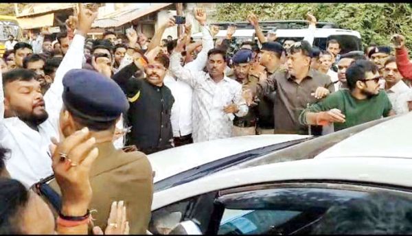 गाइडलाइन दरों को लेकर किरणदेव का भिलाई में विरोध