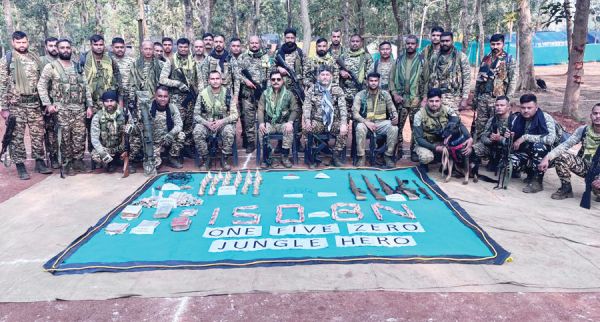    नक्सलियों के छिपाए हथियार- विस्फोटक सामान बरामद