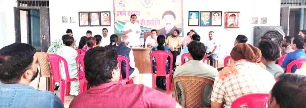 रायपुर जिला ग्रामीण उपाध्यक्ष विजय गोयल ने एसआईआर कार्य को लेकर ली बैठक