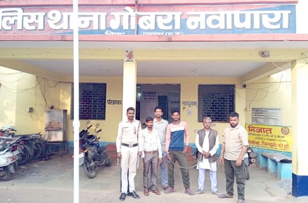 ग्रामीण को बंधक बनाकर जान से मारने की दी धमकी, कुर्रा सरपंच पति सहित 5 आरोपी गिरफ्तार