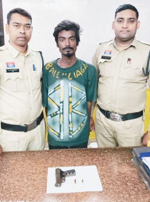 अवैध कट्टा-कारतूस के साथ यूपी से आया, गिरफ्तार