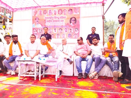 प्रवीण तोगडिय़ा का सारंगढ़ आगमन, स्वागत