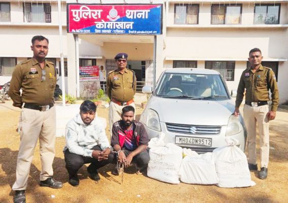 50 किलो गांजा बरामद, दो अंतरराज्यीय तस्कर बंदी
